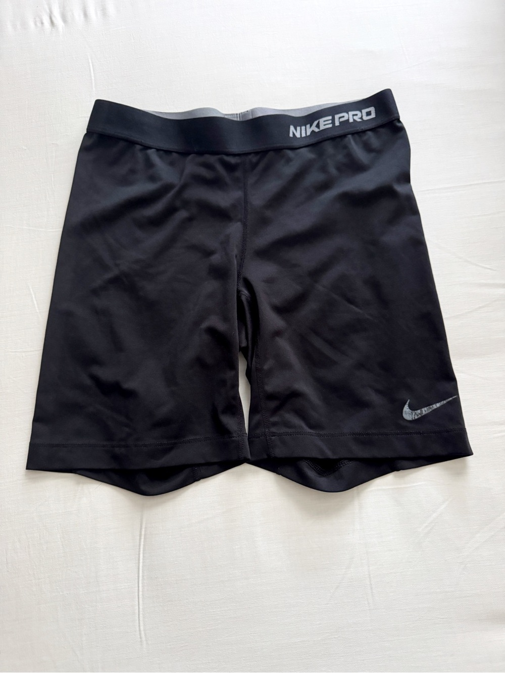 Nike Black and Gray Pro Compression Shorts